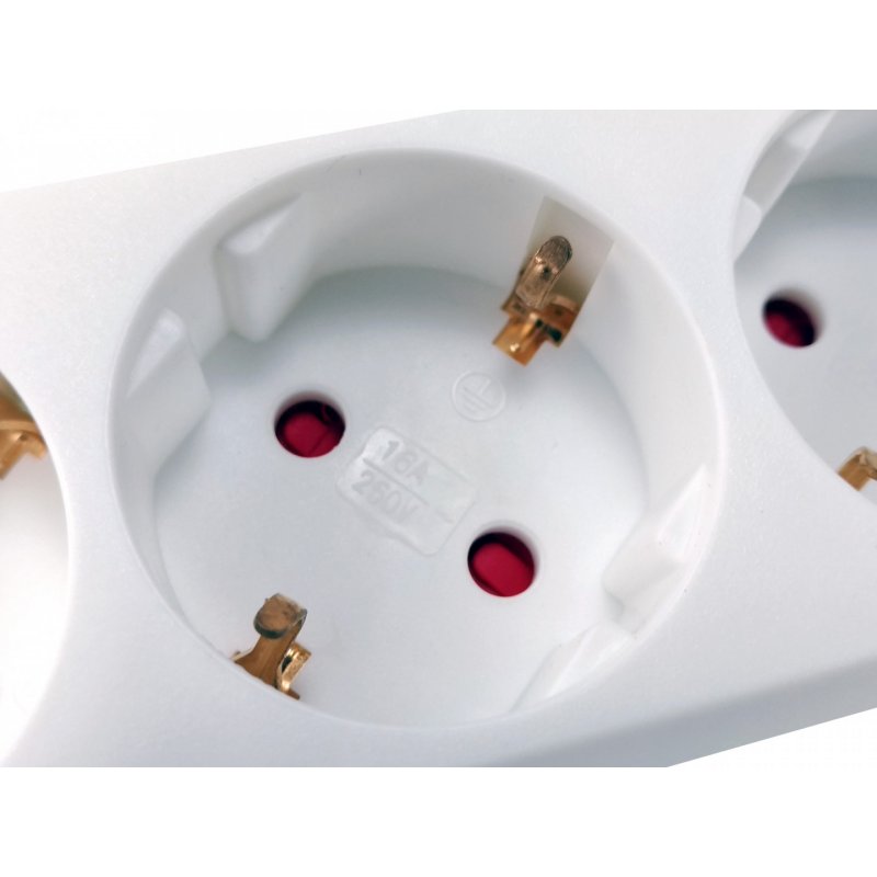 Equip 245552 power extension 1.5 m 6 AC outlet(s) Indoor White