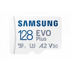 EVO PLUS MICROSDXC UHS-I CARD WITH ADAPTER 128GB 160MB/S U1 V1
