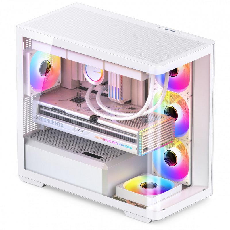 Jonsbo D300 - weiß, 270&176 Tempered Glass