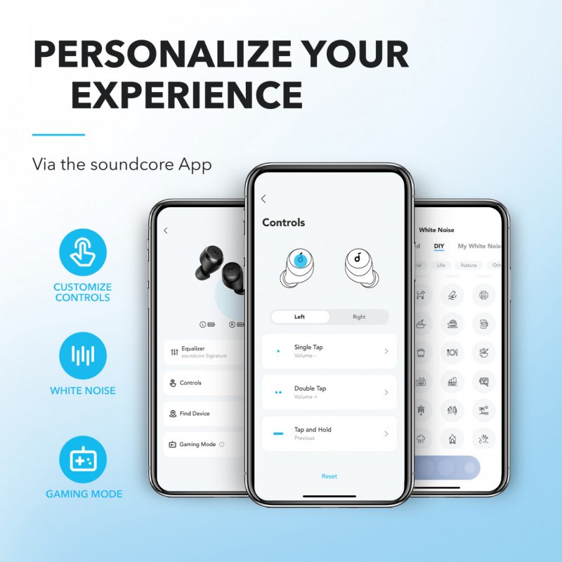 Anker A25i Casque Sans fil Ecouteurs Travelling/Gaming/Sports Bluetooth Noir