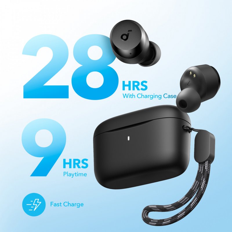 Anker A25i Headset Wireless In-ear Travelling/Gaming/Sports Bluetooth Black