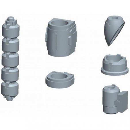 GUNDAM - Builders Parts HD 1/144 MS Pipe 01 - Model Kit