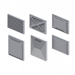 GUNDAM - Builders Parts HD MS Panel 01 - Model Kit