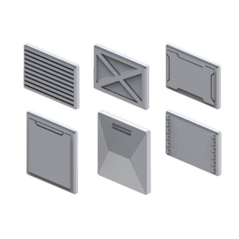 GUNDAM - Builders Parts HD MS Panel 01 - Model Kit