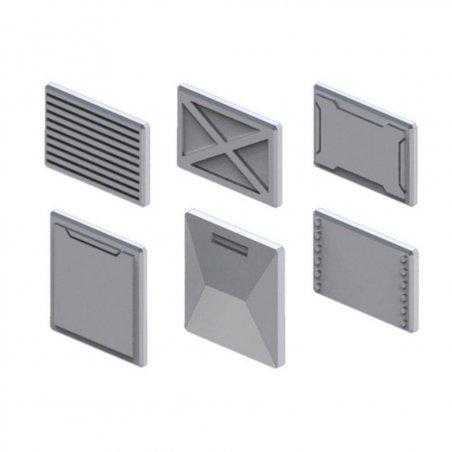 GUNDAM - Builders Parts HD MS Panel 01 - Model Kit