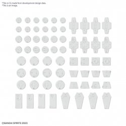 GUNDAM - Customize Material (Decoration Parts 1 White) - Model Kit
