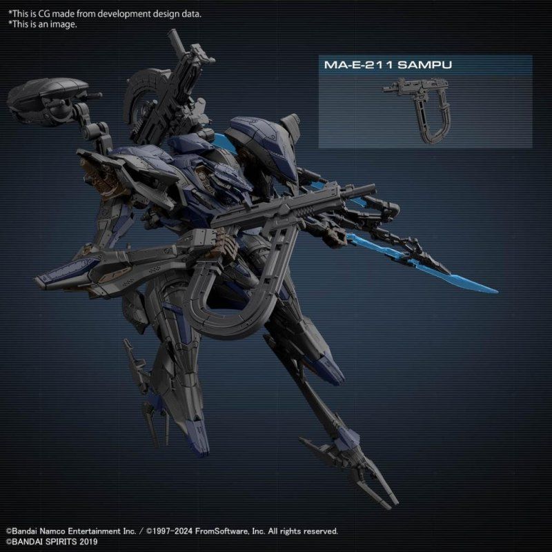 STOCKINK4-ARMORED CORE VI - Schneider Nachtreiher/40E Steel Haze - Model Kit