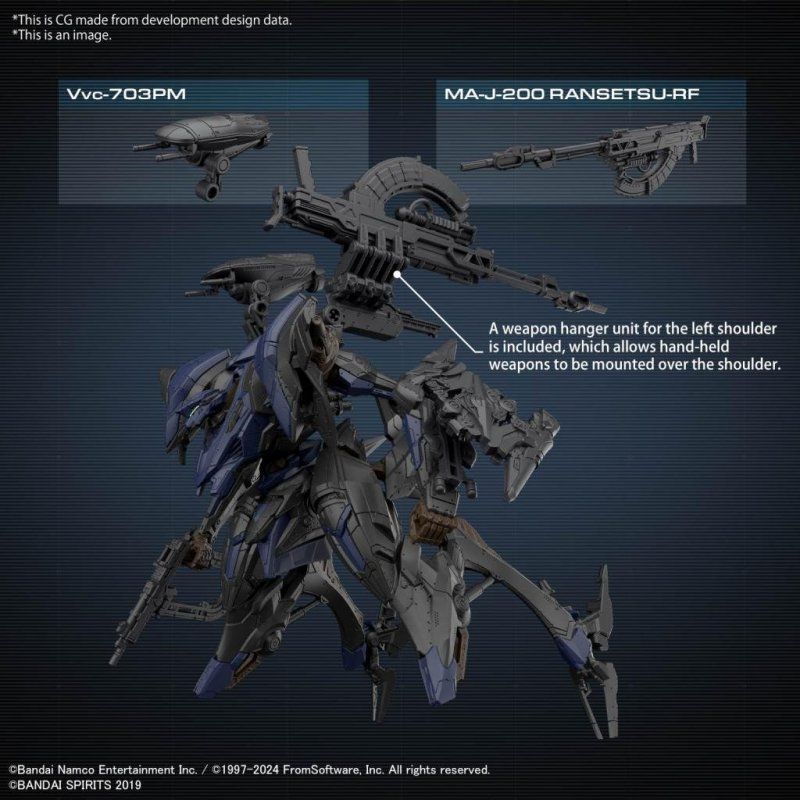 STOCKINK4-ARMORED CORE VI - Schneider Nachtreiher/40E Steel Haze - Model Kit