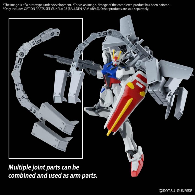GUNDAM - Option Parts Set Gunpla 08 (Ballden Arm Arms) - Model Kit