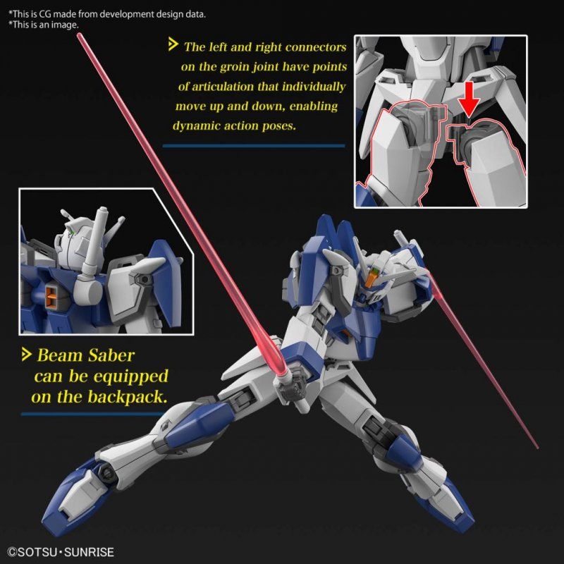 STOCKJBE1 - GUNDAM SEED FREEDOM - HG 1/144 Duel Blitz Gundam - Model Kit