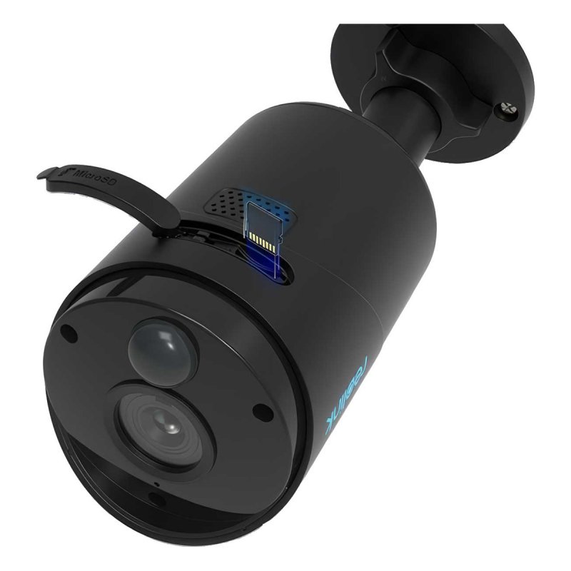 Reolink Argus Series B320 WLAN Überwachungskamera Schwarz 3MP (2304x1296), Akkubetrieb, IP65-Wetterschutz, 10m