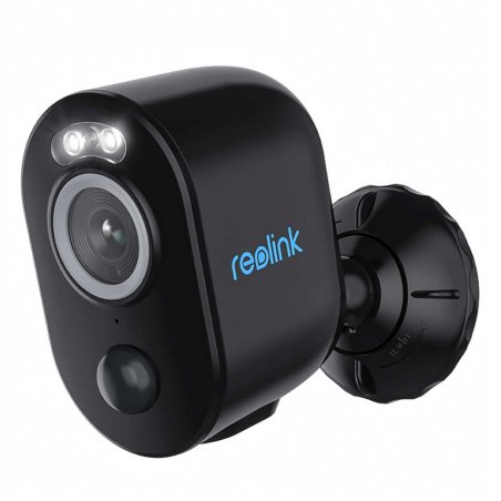 Reolink Argus Series B330 WLAN Überwachungskamera Schwarz 5MP (2880x1616), Akkubetrieb, IP65-Wetterschutz, Nachtsicht