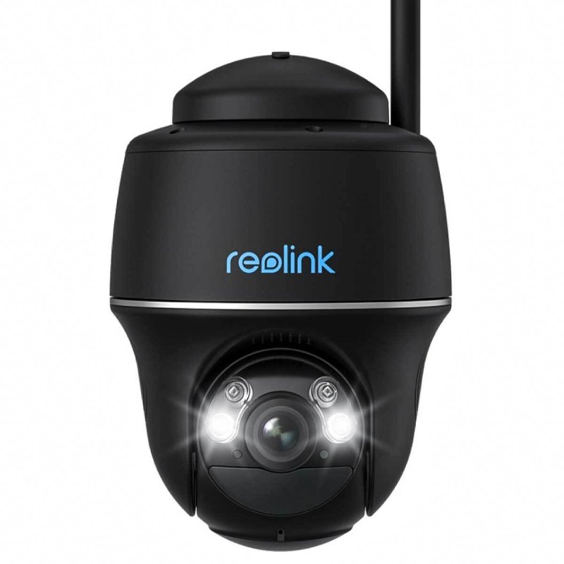 Reolink Argus Series B430 WLAN Überwachungskamera Schwarz 5MP (2880x1616), Akkubetrieb, IP64-Wetterschutz, Nachtsicht