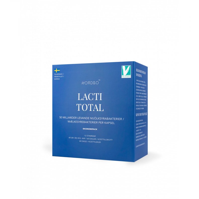NORDBO - LactiTotal Vegan 60 Capsules