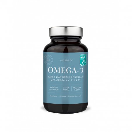 NORDBO - Omega-3 ASC 120 Capsules