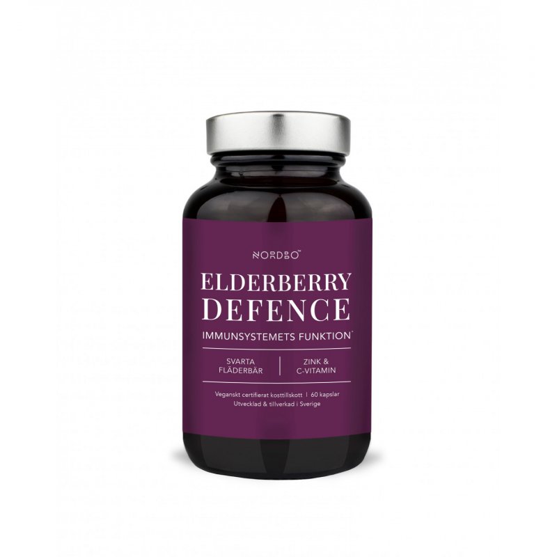 NORDBO - Elderberry Defence Vegan 60 Capsules