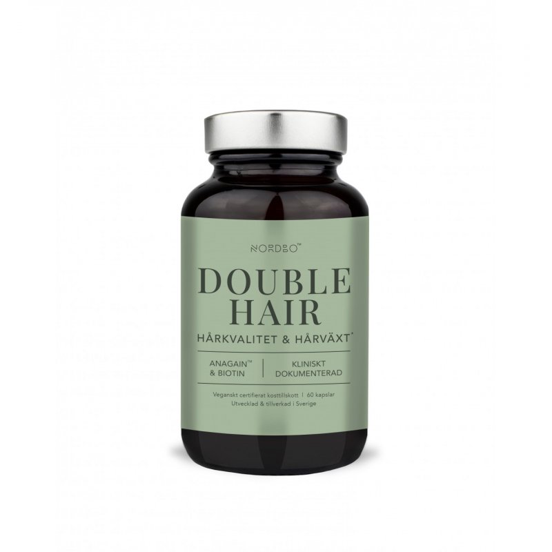 NORDBO - Double Hair Vegan 60 Capsules