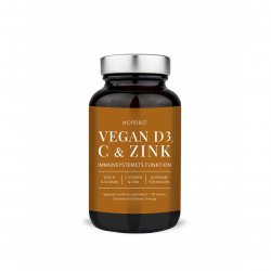 NORDBO - D3, C & Zink Vegan 60 Capsules