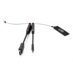 C2G Universal 4K HDMI Dongle Adapter Ring with Color Coded DisplayPort™ and USB-C