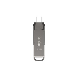 Lexar JumpDrive LJDD400256G-BNQNG USB flash drive 256 GB USB Type-C 3.2 Gen 1 (3.1 Gen 1) Grey