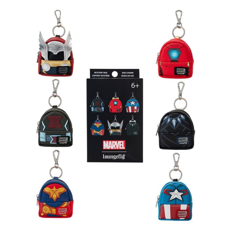 Marvel by Loungefly assortiment porte-clés Blind Box Avengers Mini Backpack (12)