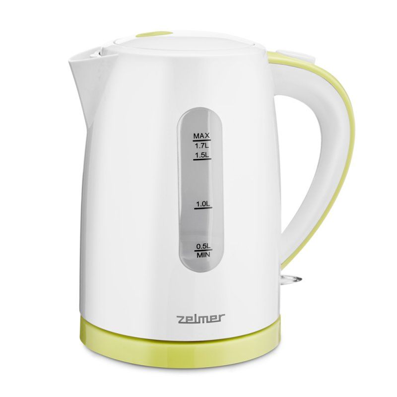 Zelmer ZCK7616L electric kettle 1.7 L 2200 W White Yellow