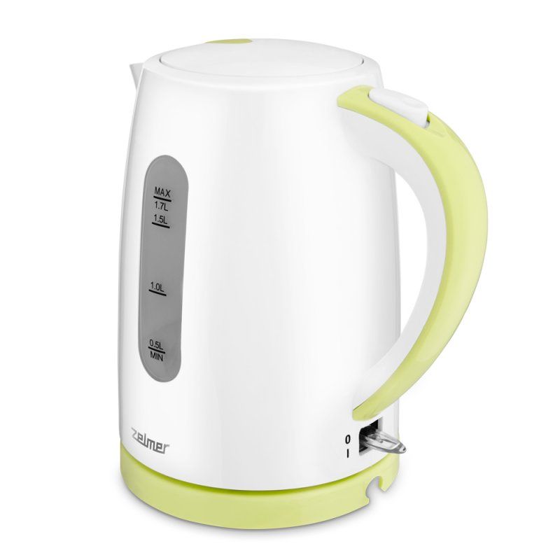 Zelmer ZCK7616L electric kettle 1.7 L 2200 W White Yellow