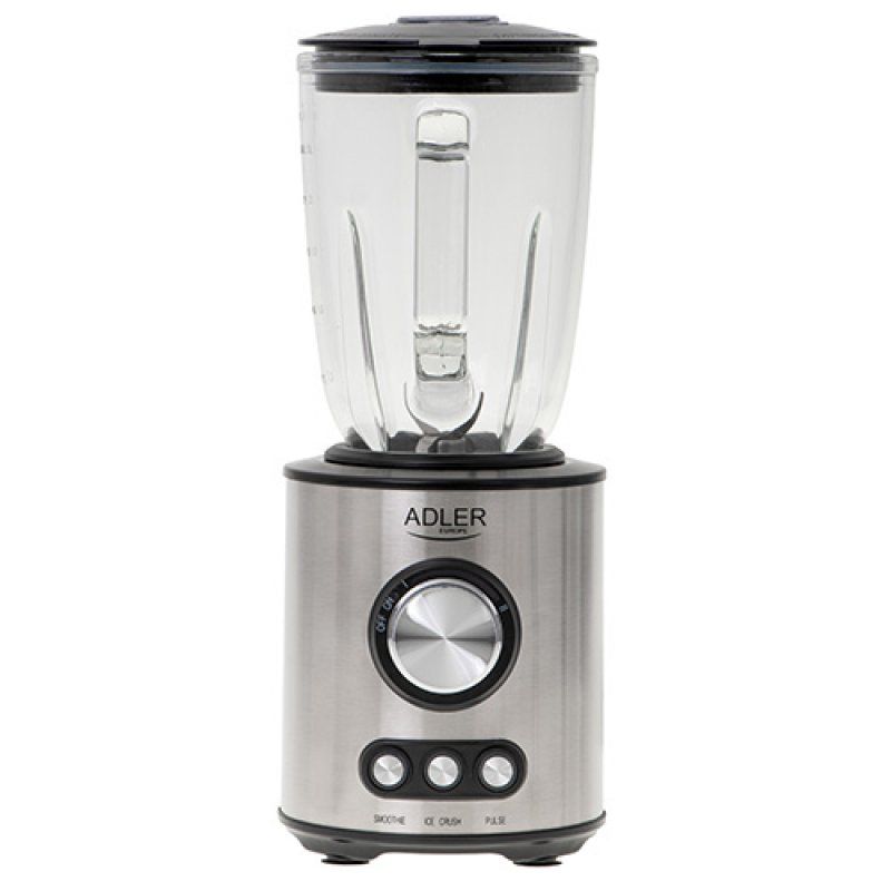 Adler AD 4078 blender Tabletop blender 1700 W Black, Stainless steel, Transparent