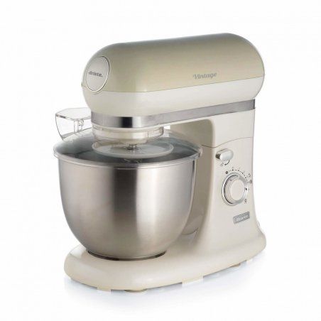 Ariete 00C158803AR0 robot de cuisine 1200 W 5,5 L Beige, Chrome, Blanc