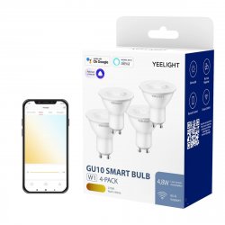 Yeelight YLDP004 W1 GU10 Wi-Fi dimmable smart bulb 4 pieces