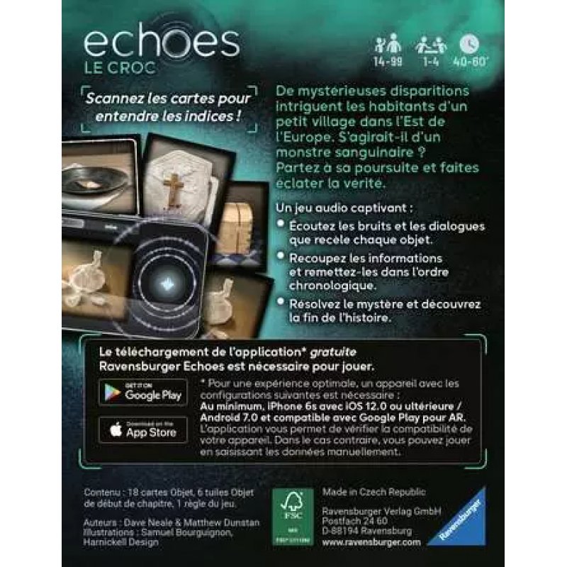 Jeu Ravensburger - Echoes : Le Croc