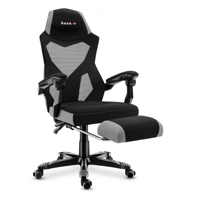 Huzaro Combat 3.0 Fauteuil de gaming Siège respirant Noir, Gris