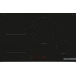 Bosch Serie 6 PVS831HB1E plaque Noir Intégré 80 cm Plaque avec zone à induction 4 zone(s)