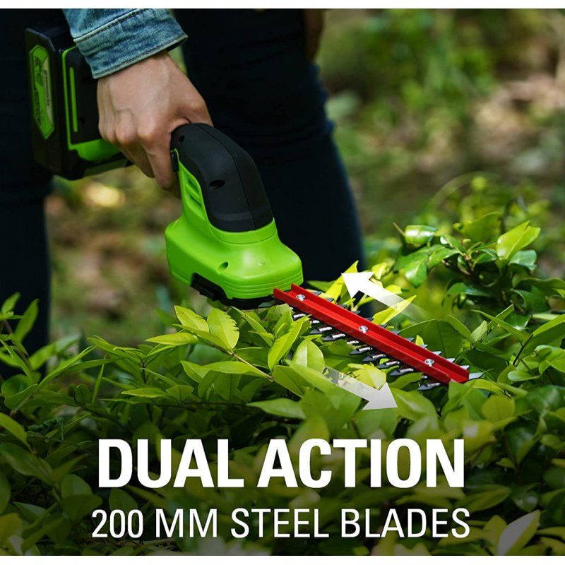 Greenworks 1600607VA cordless grass shear 12 cm 24 V Lithium-Ion (Li-Ion) Black, Green