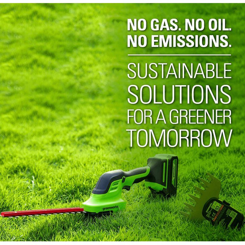 Grass and hedge trimmer 24V 2Ah Greenworks G24SHTK2 - 1600607VA