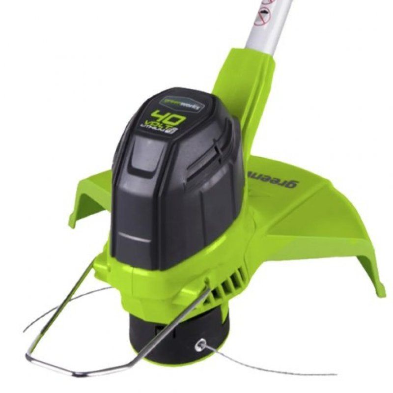 Greenworks G40LT 30 cm Batterie Noir, Vert, Argent