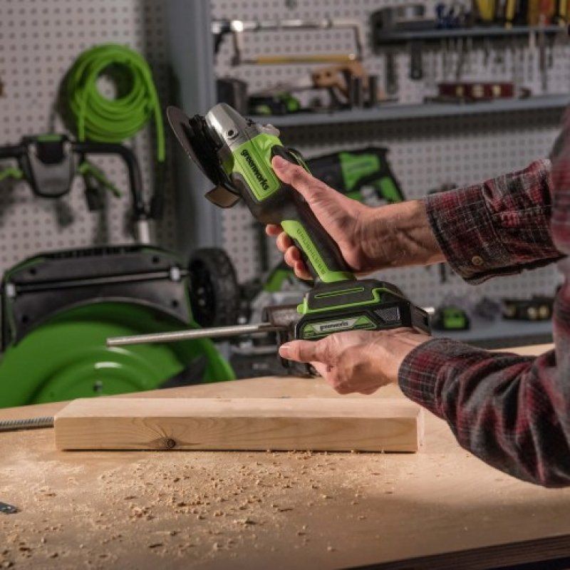 Angle grinder 24V Greenworks GD24AG - 3200207