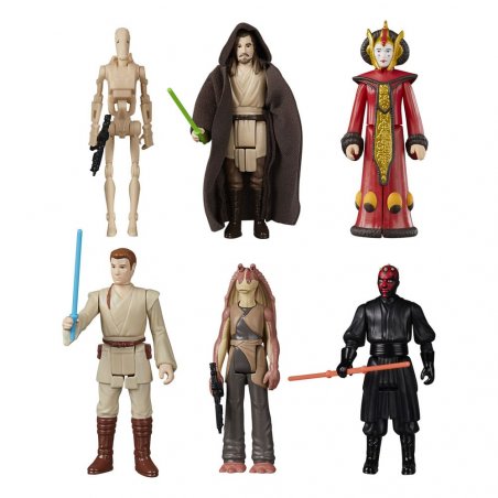 Star Wars Episode I Retro Collection figurines The Phantom Menace Multipack 10 cm