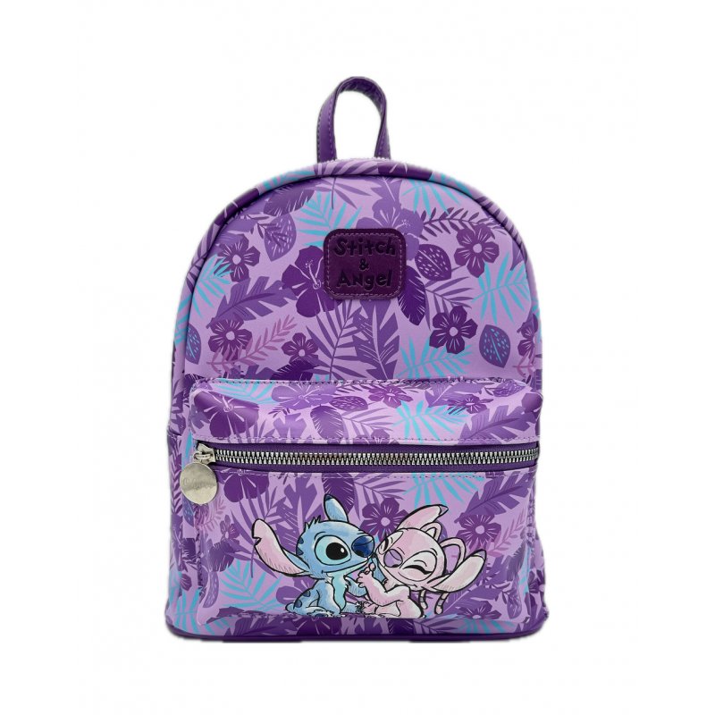 STITCH & ANGEL - Ohana - Sac à dos Similicuir - 28x11x22cm