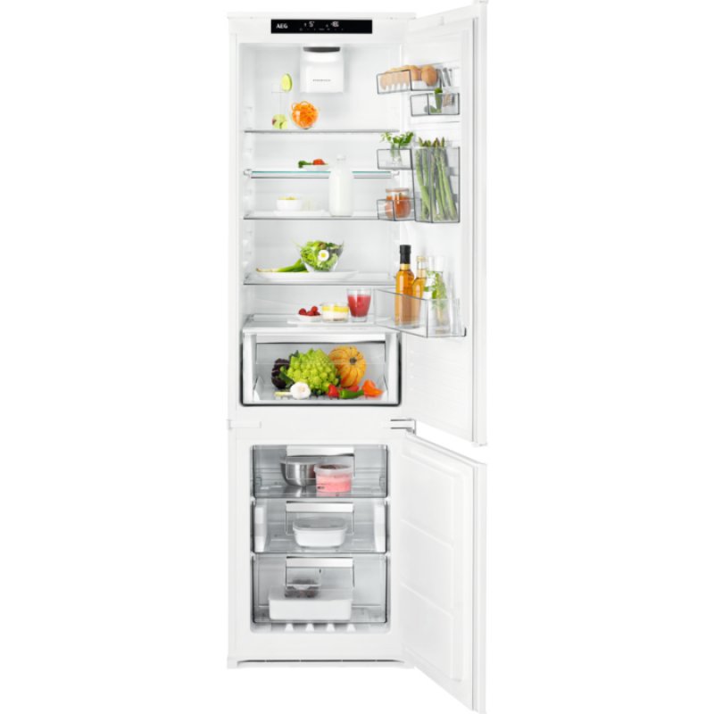 AEG SCE819E5TS réfrigérateur-congélateur Intégré 276 L E Blanc