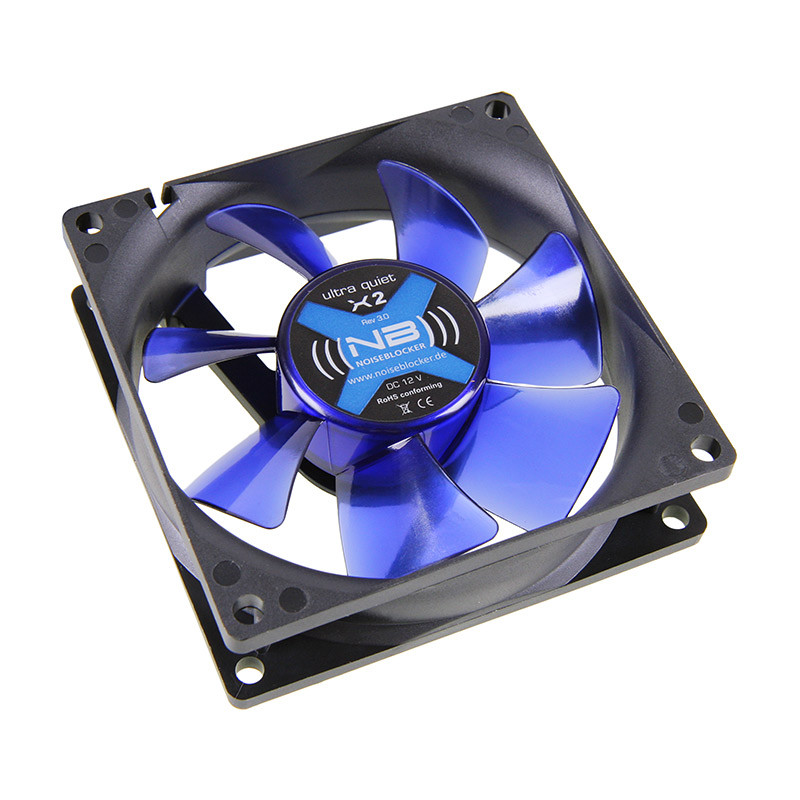 Noiseblocker BlackSilent Fan X2 - 80mm