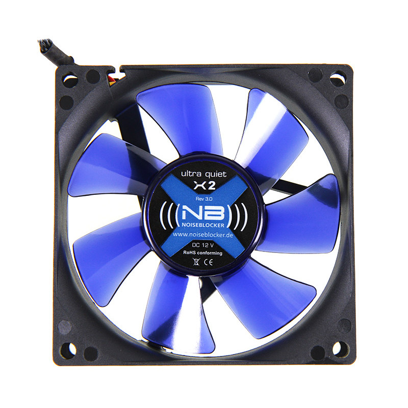 Noiseblocker BlackSilent Fan X2 - 80mm