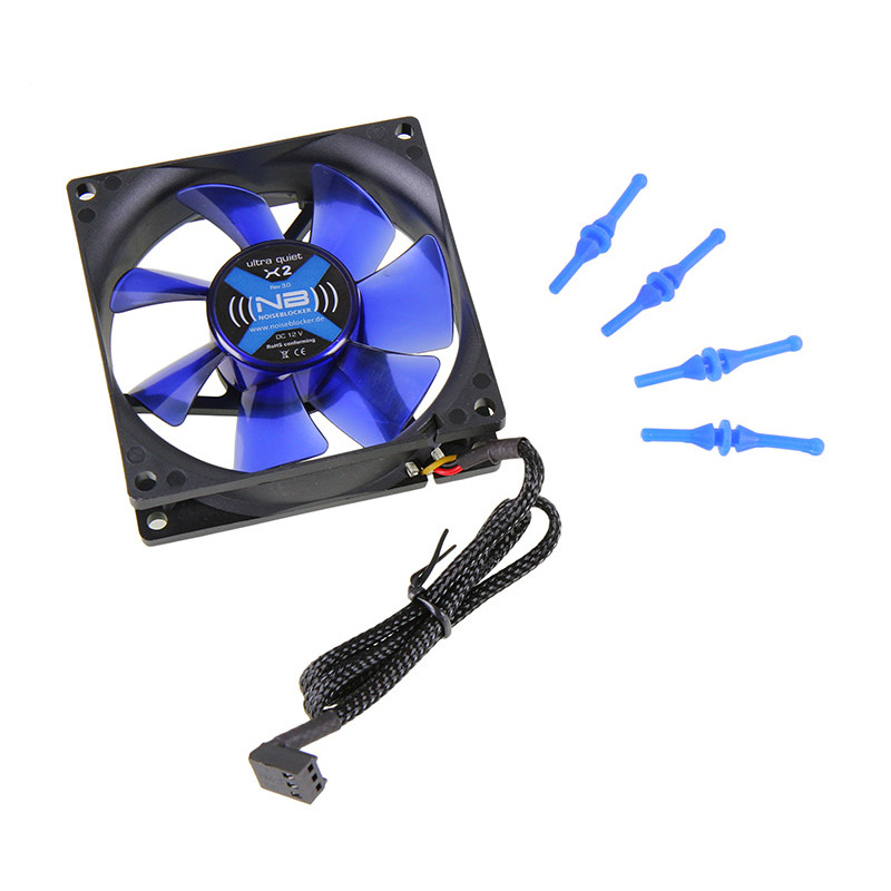 Noiseblocker BlackSilent Fan X2 - 80mm