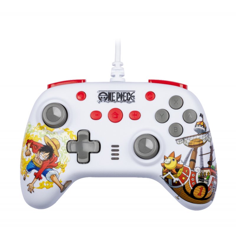 Konix One Piece White Wired Controller Nintendo Switch