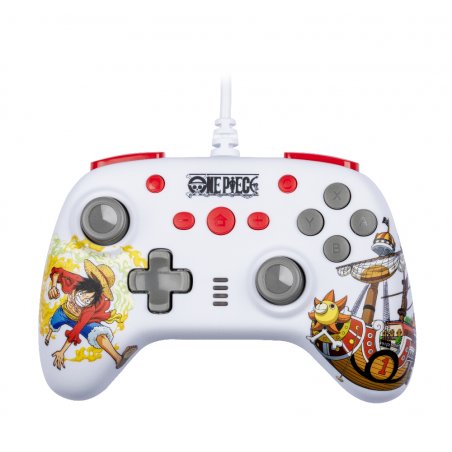 Konix One Piece White Wired Controller Nintendo Switch