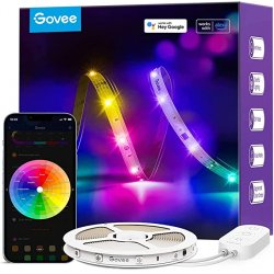 Govee - RGBIC Basic Wi-Fi Bluetooth LED Strip Lights (10 Meter)