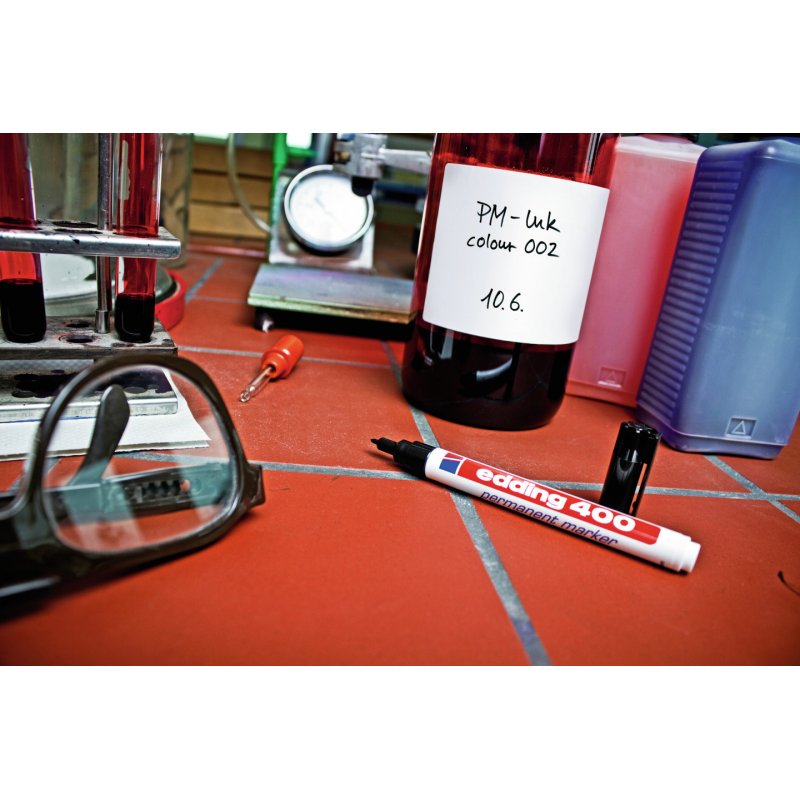 Edding 400 marqueur indélébile Noir 10 pièce(s)