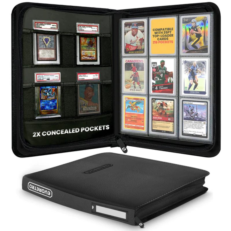 EVORETRO - Shield 216 Topload Cards Binder Black