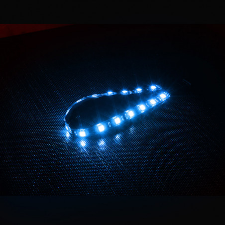 BitFenix compatible Alchemy Connect 15x LED-Strip 30cm - bleu