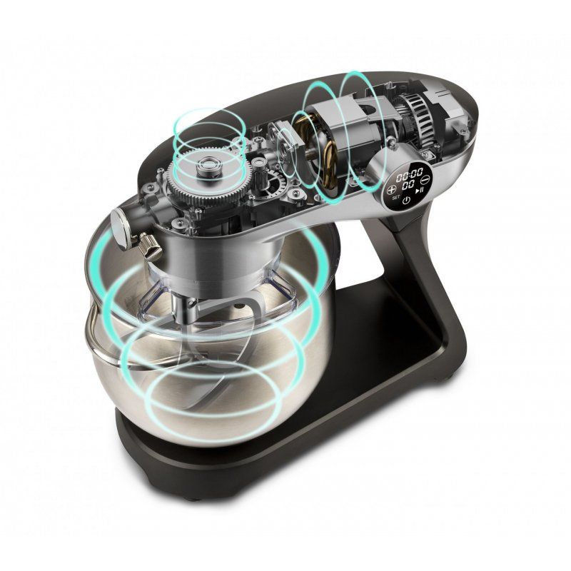 G3 Ferrari G20137 mixeur Robot mixer 2300 W Noir, Acier inoxydable